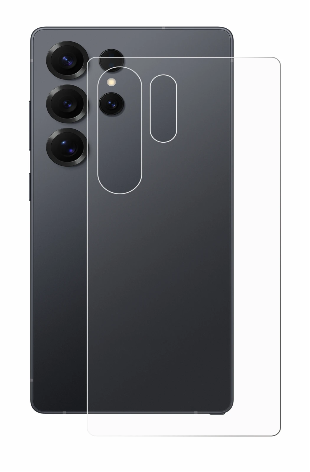 Image of the device Samsung Galaxy S25 Ultra Enterprise Edition (Back) with a wide variety of screen protectors.