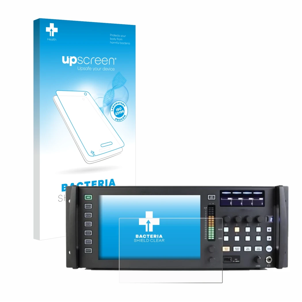 Front side of a product packaging with the brand logo upscreen. Next to it is the device Behringer Wing Rack shown with the co
