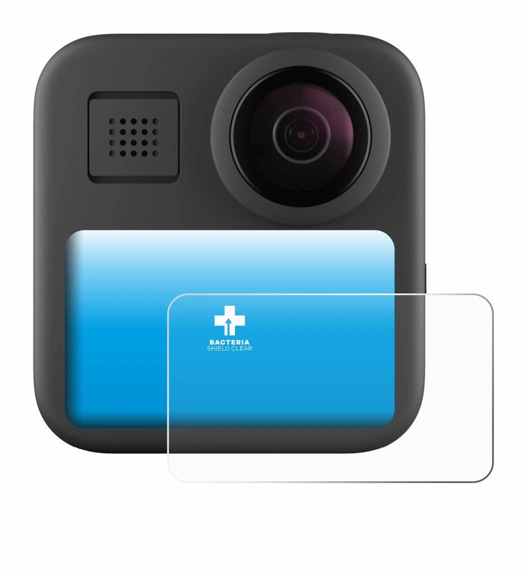 Image of the device GoPro Max (2025) with a wide variety of screen protectors.