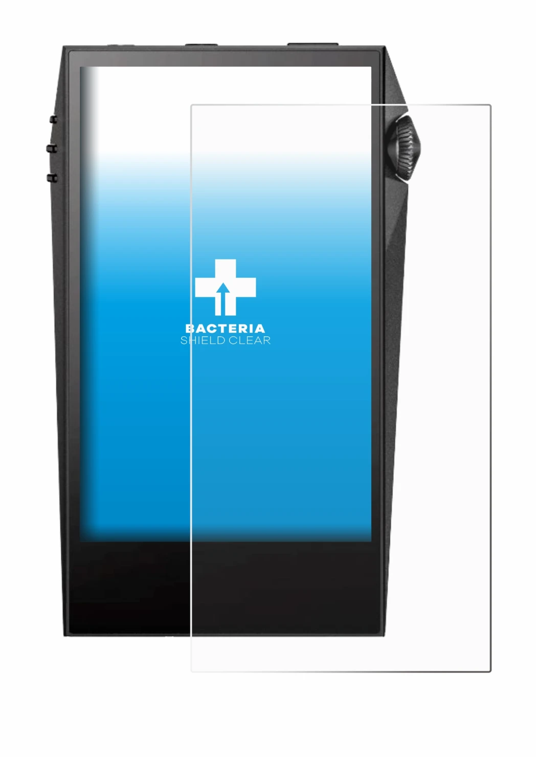 Image of the device Astell&Kern SP3000M with a wide variety of screen protectors.