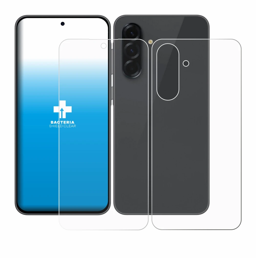 Image of the device Samsung Galaxy A36 5G (Front+Back) with a wide variety of screen protectors.