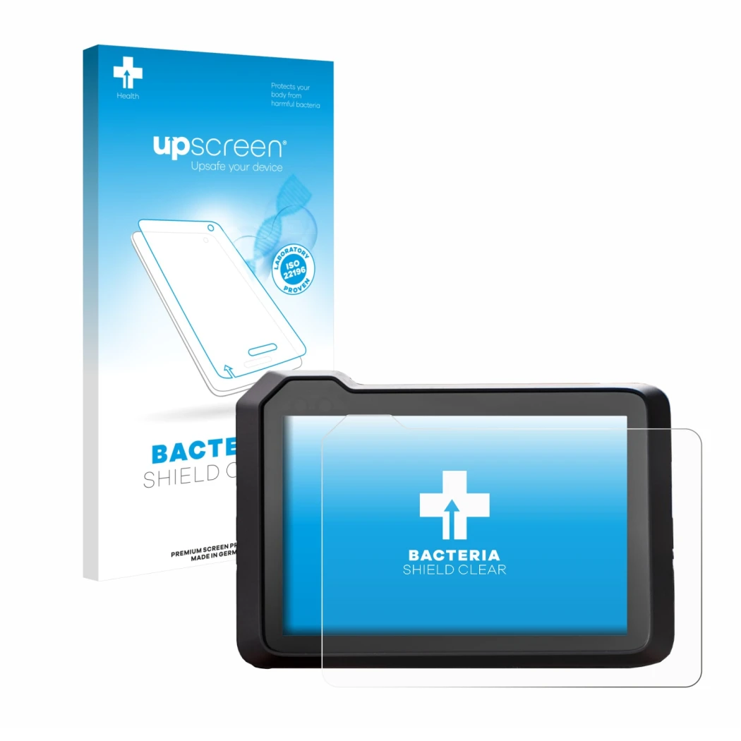 Front side of a product packaging with the brand logo upscreen. Next to it is the device KTM 1390 Super Duke R 2025 5