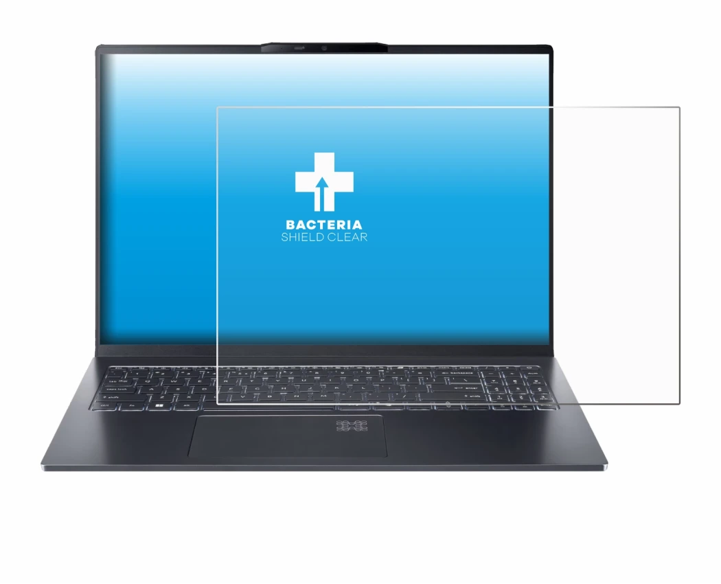 Image of the device Acer Swift Go 16 AI with a wide variety of screen protectors.