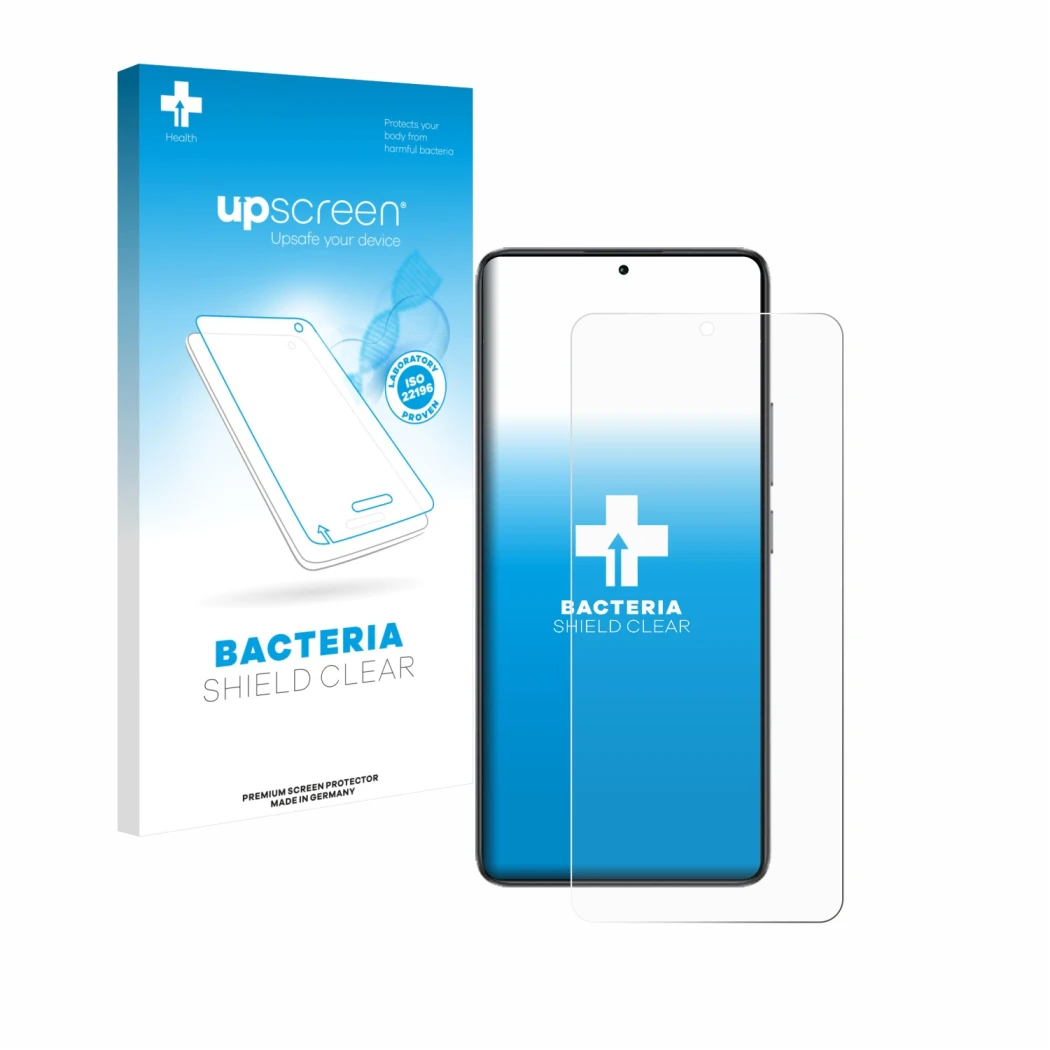 Front side of a product packaging with the brand logo upscreen. Next to it is the device Xiaomi Poco F7 Ultra shown with the c