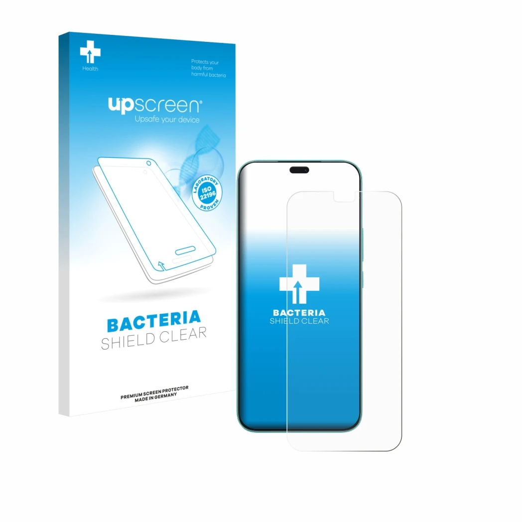 Front side of a product packaging with the brand logo upscreen. Next to it is the device Honor 400 Lite shown with the corresp