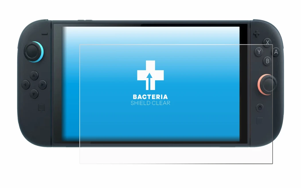 Image of the device Nintendo Switch 2 with a wide variety of screen protectors.