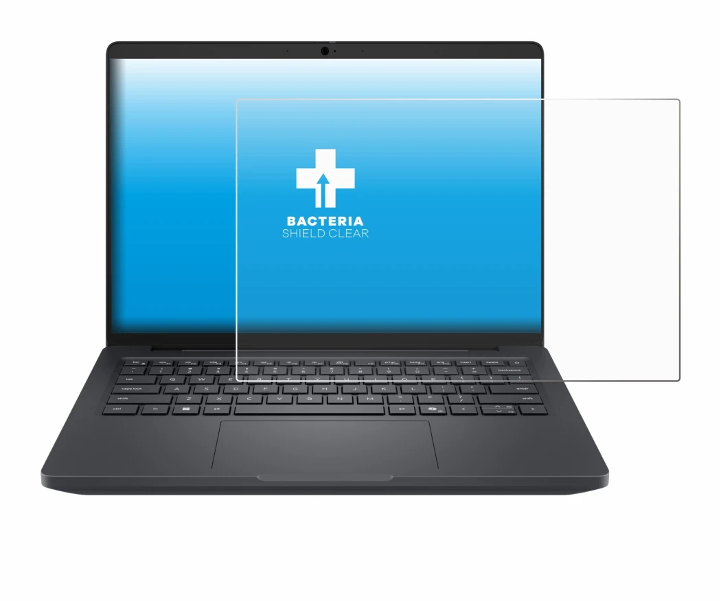 Image of the device Dell Pro Max 14 with a wide variety of screen protectors.