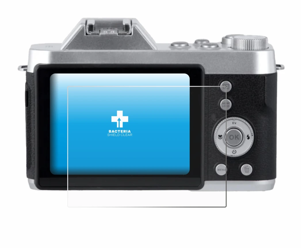 Image of the device Rollei Powerflex 10x Retro with a wide variety of screen protectors.