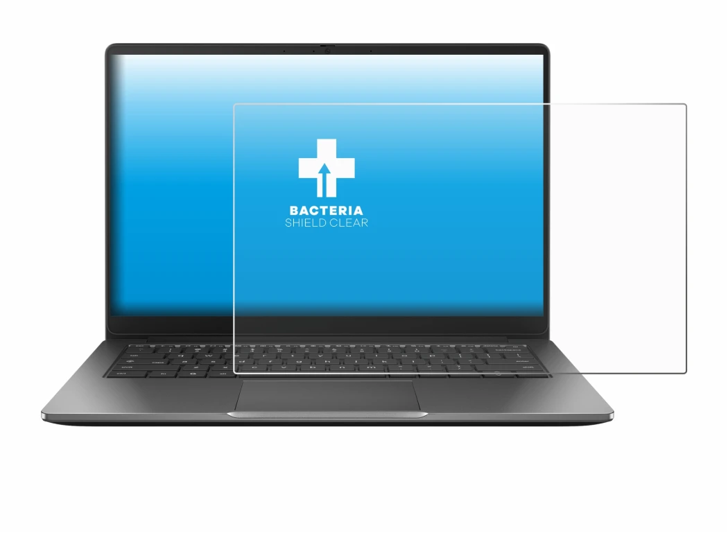 Image of the device ASUS Chromebook Plus CX14 with a wide variety of screen protectors.