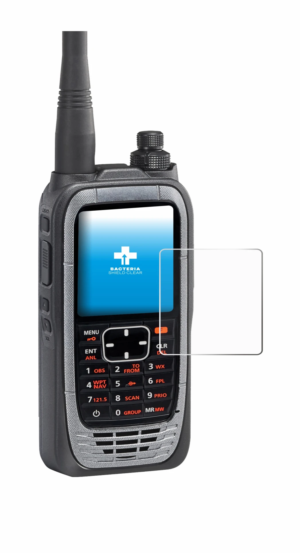 Image of the device Icom IC-A25NE /IC-A25CE with a wide variety of screen protectors.