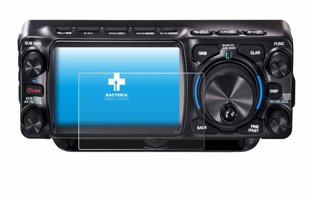 Image of the device Yaesu FTX-1 with a wide variety of screen protectors.