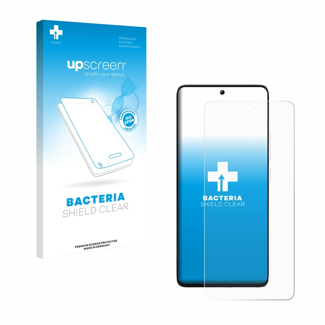 Front side of a product packaging with the brand logo upscreen. Next to it is the device Xiaomi Poco M7 Pro 4G shown with the 