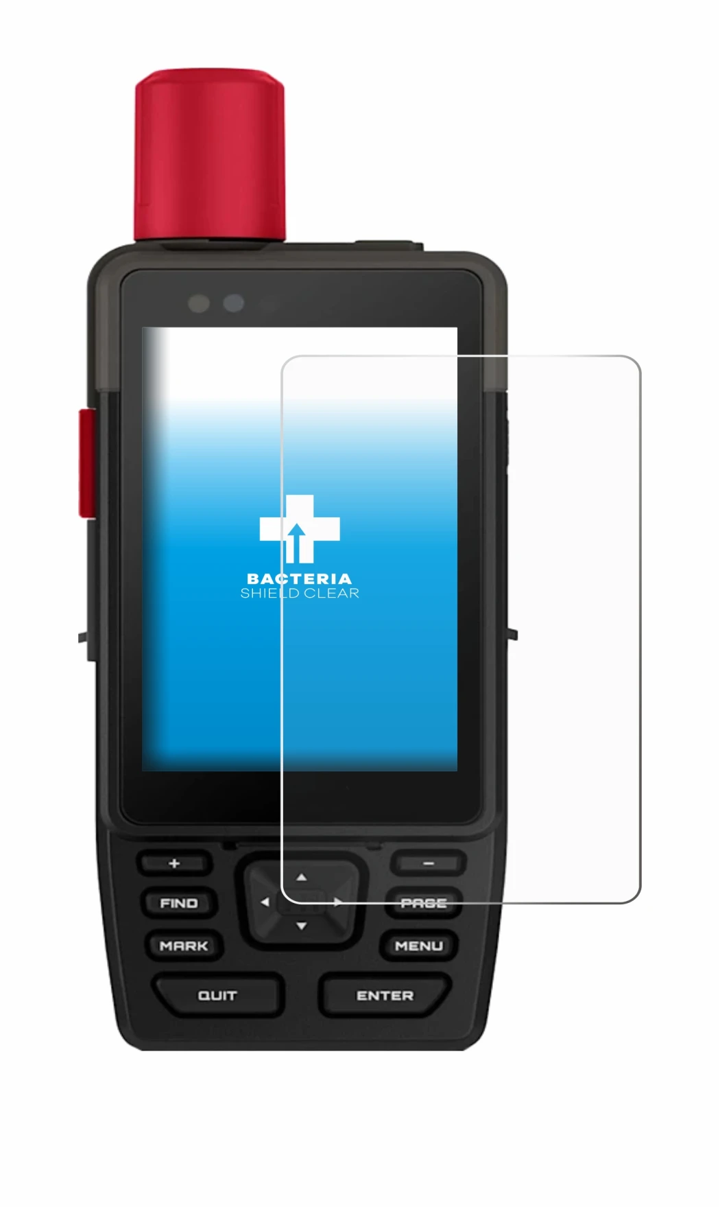 Image of the device Garmin GPSMAP H1i Plus with a wide variety of screen protectors.