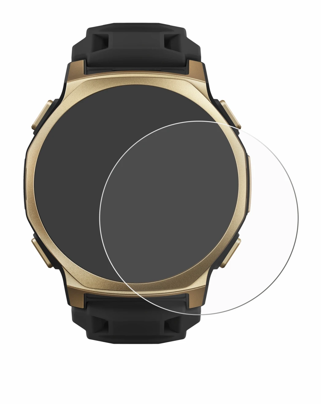 Image of the device Huami Amazfit T-Rex 3 Pro (44 mm) with a wide variety of screen protectors.