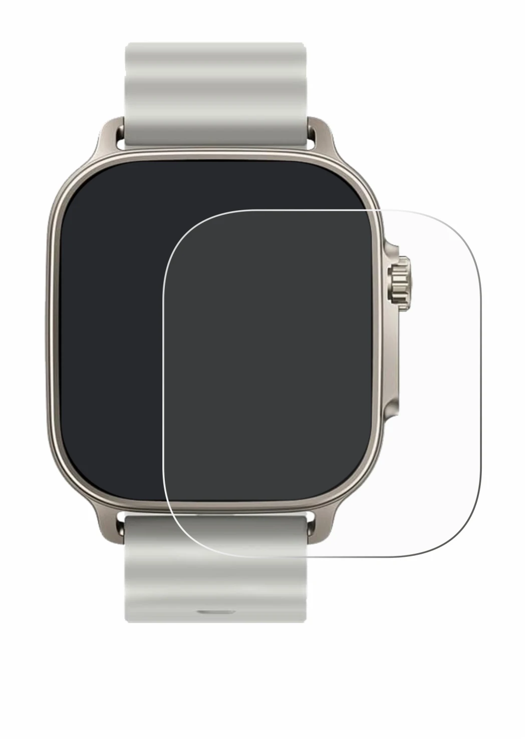 Image of the device realme Watch 5 with a wide variety of screen protectors.