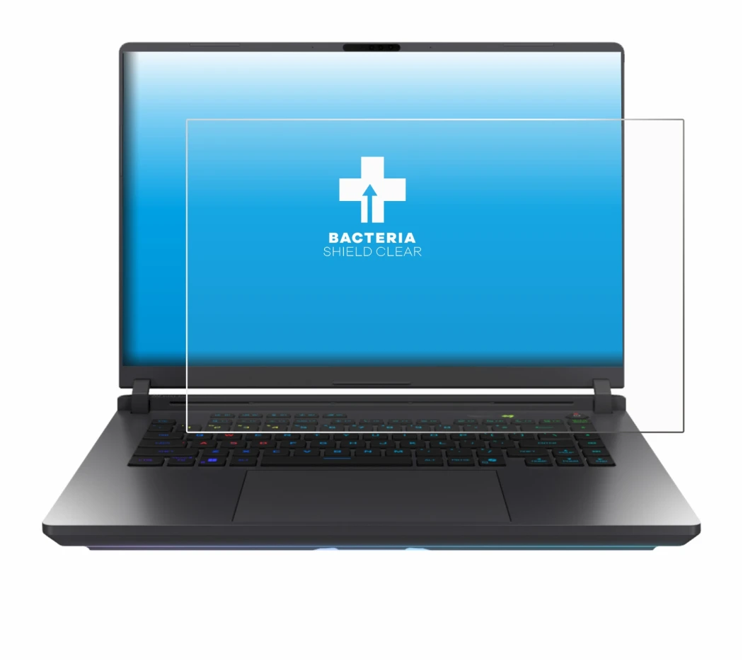 Image of the device ASUS ROG Strix G16 2025 with a wide variety of screen protectors.