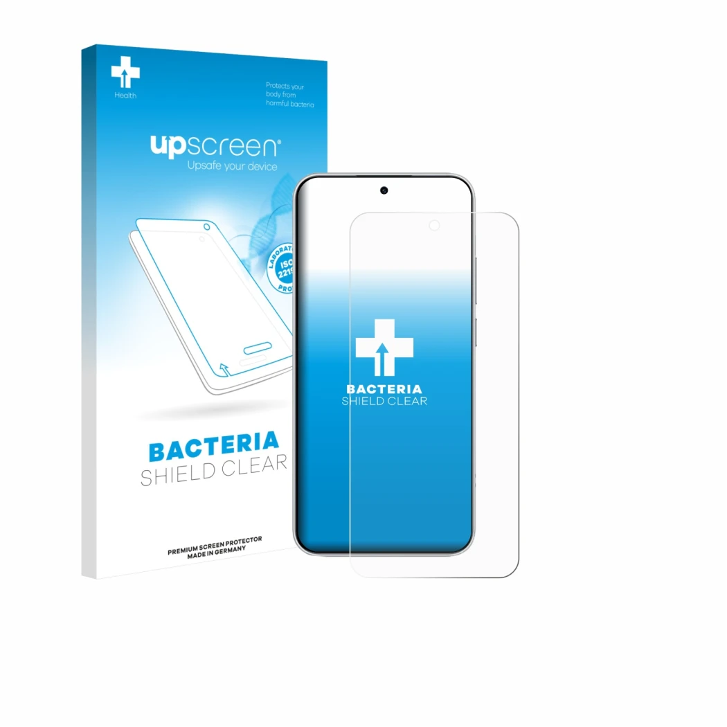 Front side of a product packaging with the brand logo upscreen. Next to it is the device Xiaomi Redmi Note 15 Pro 4G shown wit