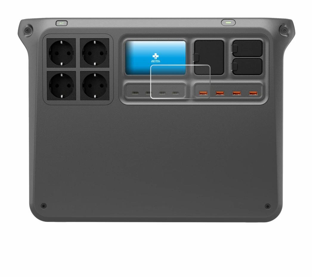 Image of the device DJI Power 2000 with a wide variety of screen protectors.