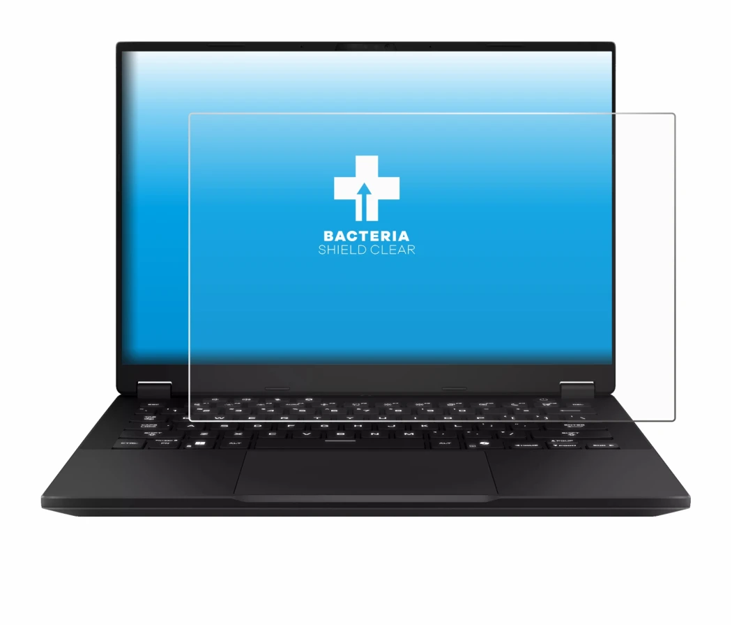 Image of the device ASUS TUF Gaming A14 with a wide variety of screen protectors.