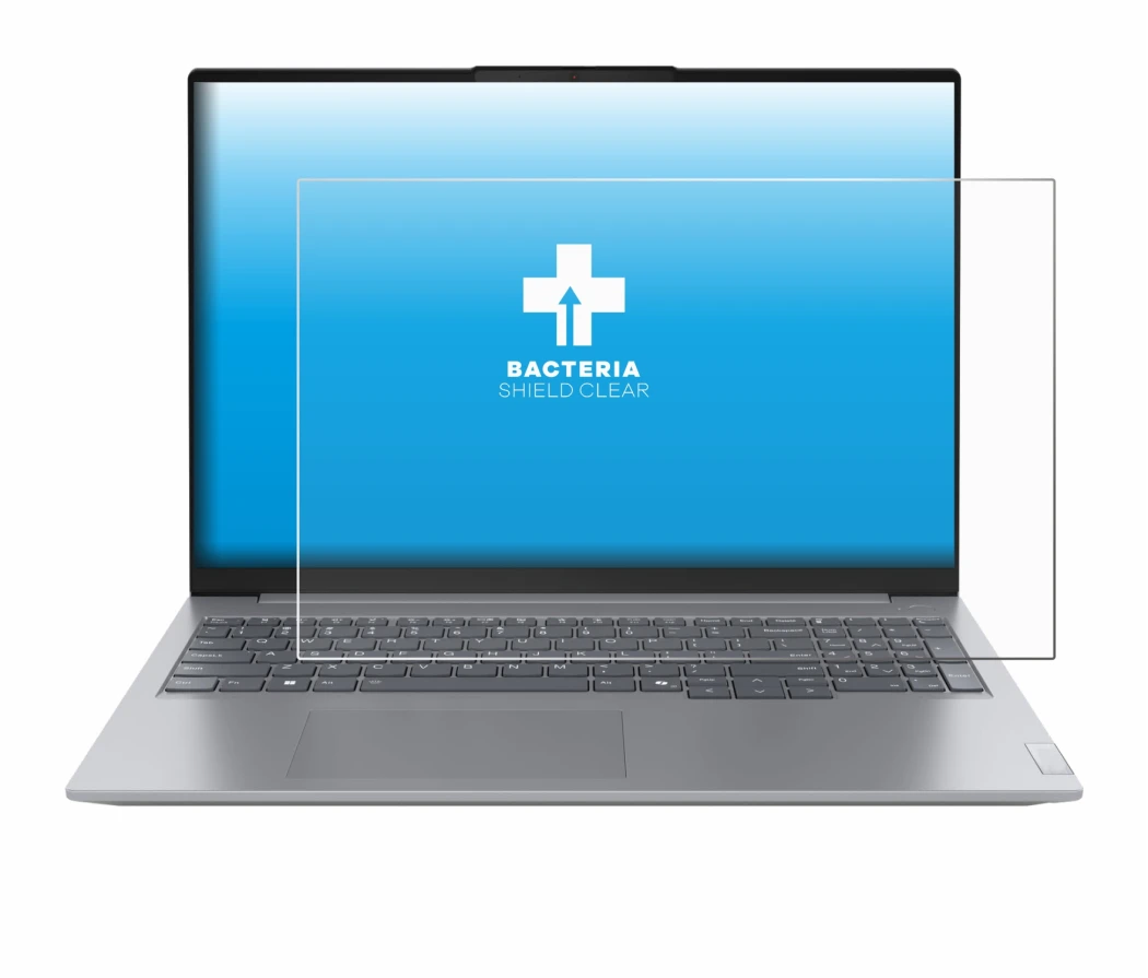 Image of the device Lenovo ThinkBook 16 Gen 7+ with a wide variety of screen protectors.