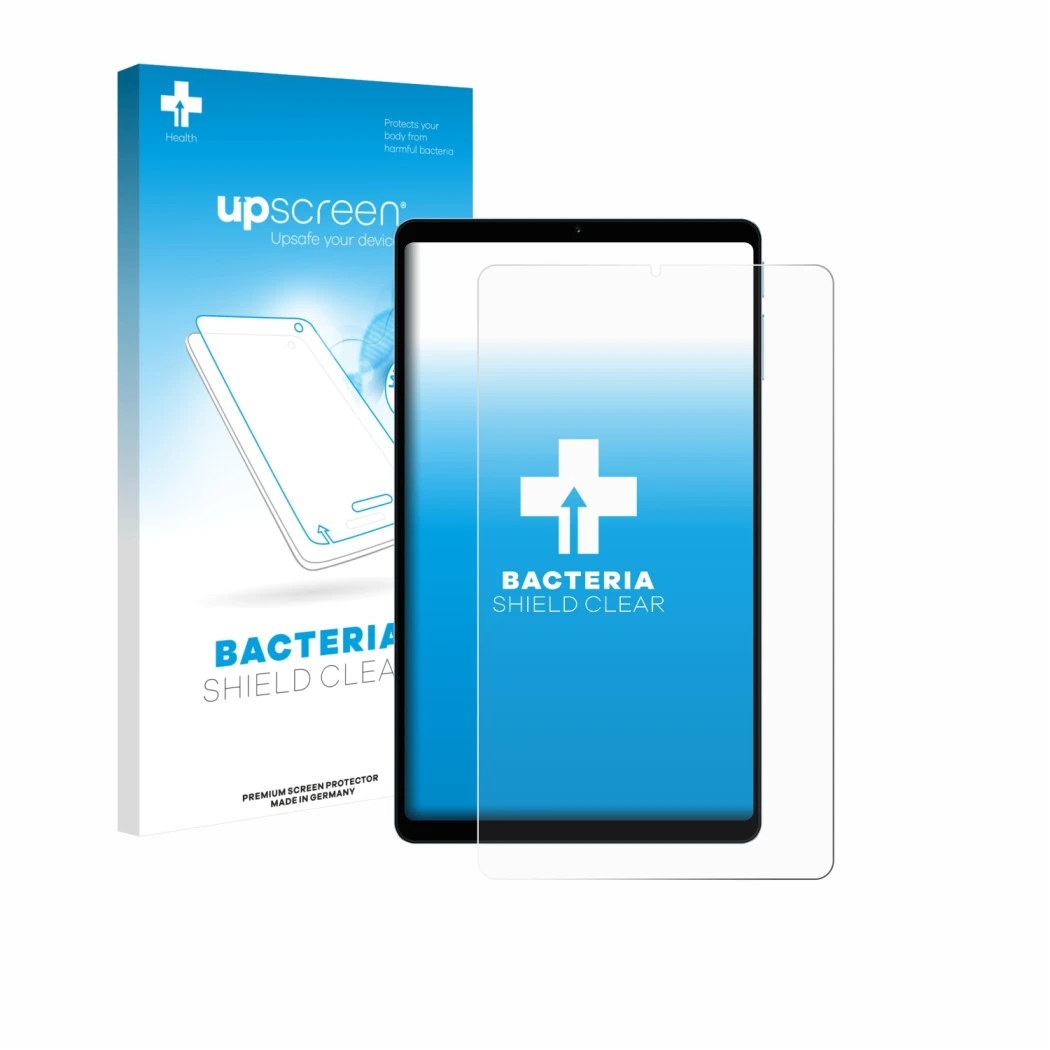 Front side of a product packaging with the brand logo upscreen. Next to it is the device Teclast T50 Mini shown with the corre