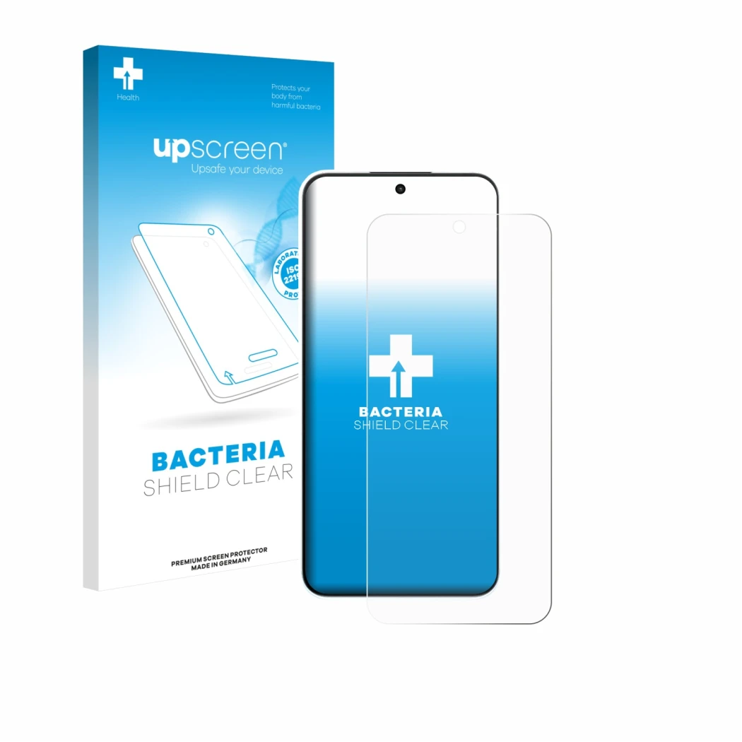 Front side of a product packaging with the brand logo upscreen. Next to it is the device Oppo A6s Pro shown with the correspon