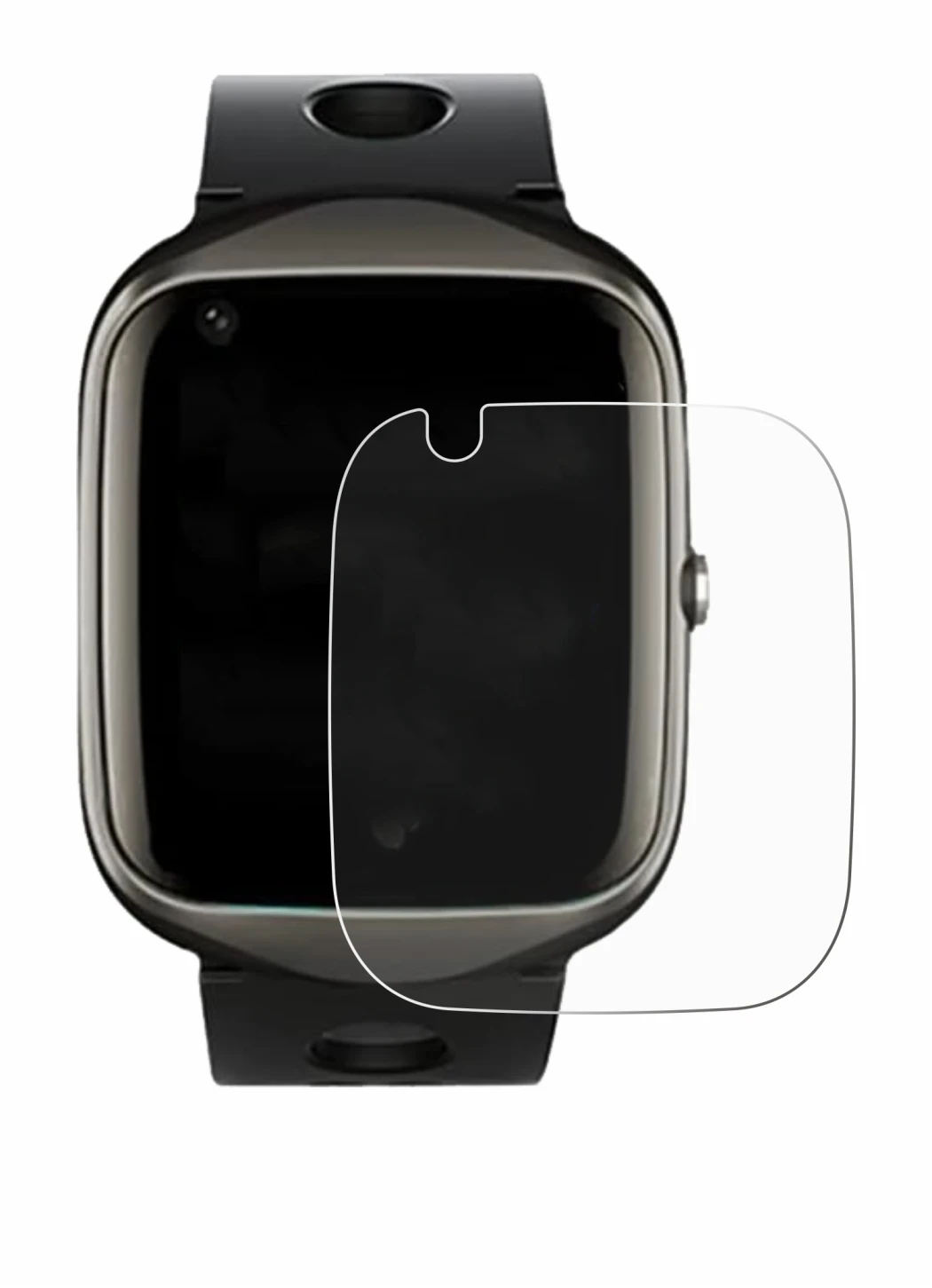Image of the device ABUBU SmartWatch PBL2 with a wide variety of screen protectors.
