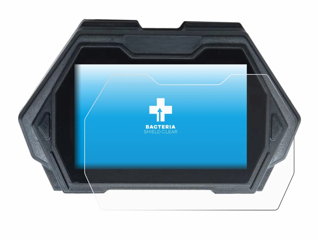 Image of the device Kukirin G3 Pro with a wide variety of screen protectors.