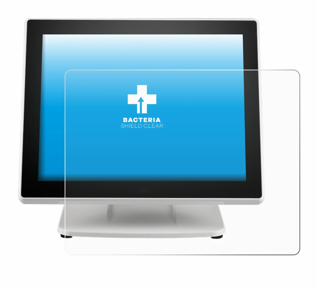 Image of the device Posiflex PS-3615-G2 with a wide variety of screen protectors.