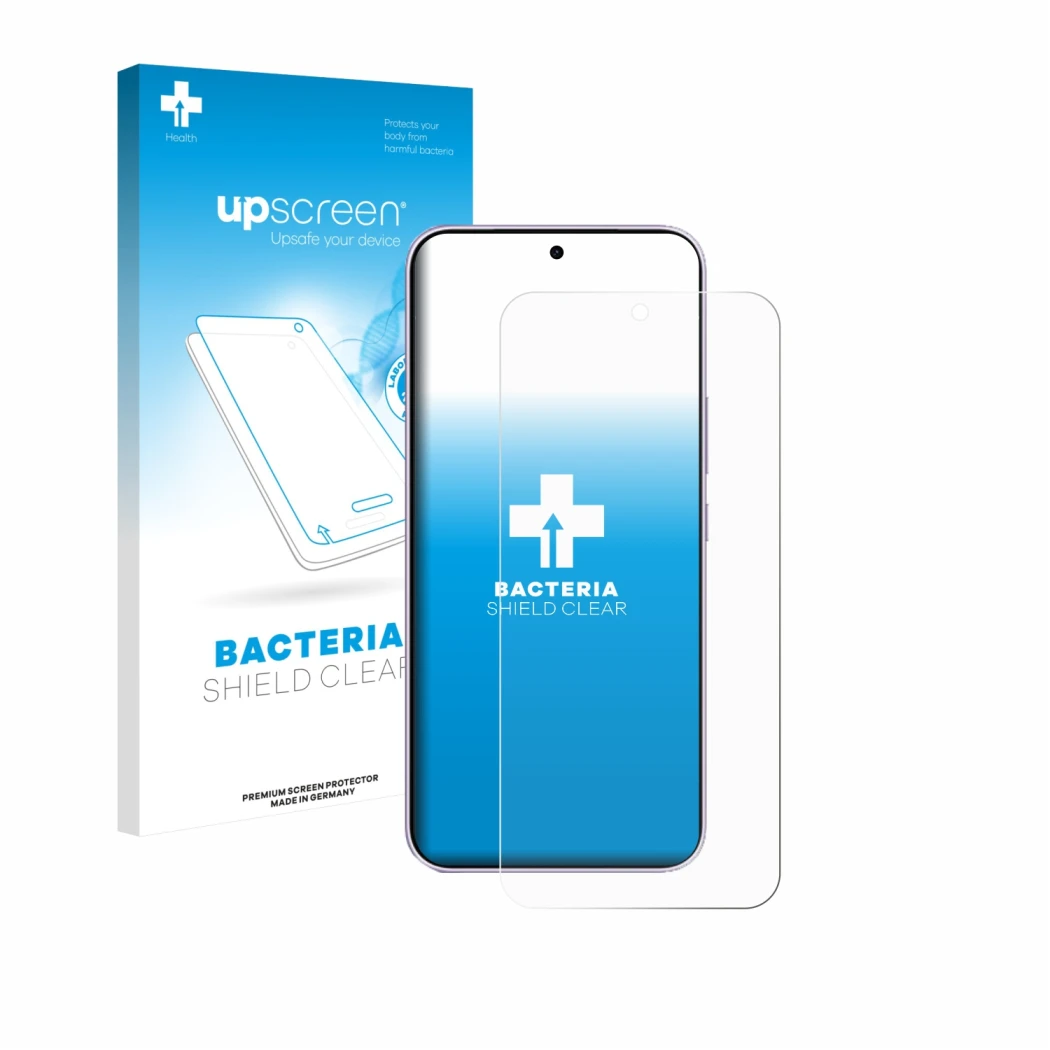 Front side of a product packaging with the brand logo upscreen. Next to it is the device Vivo V70 FE shown with the correspond