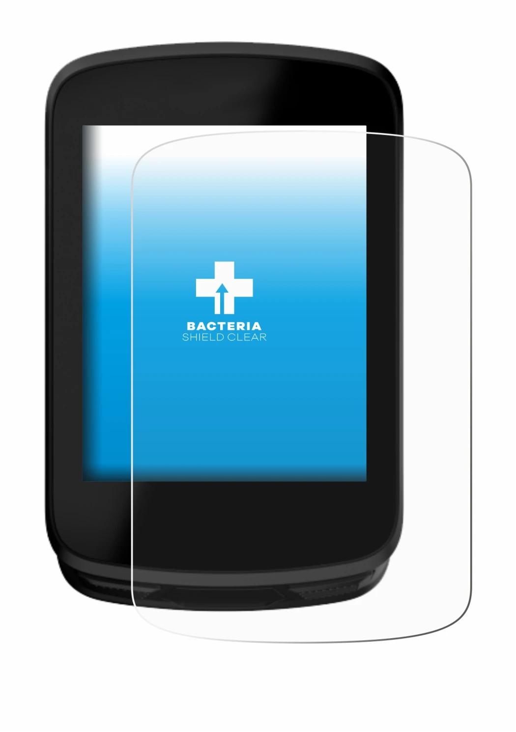 Image of the device Magene C606 V2 with a wide variety of screen protectors.