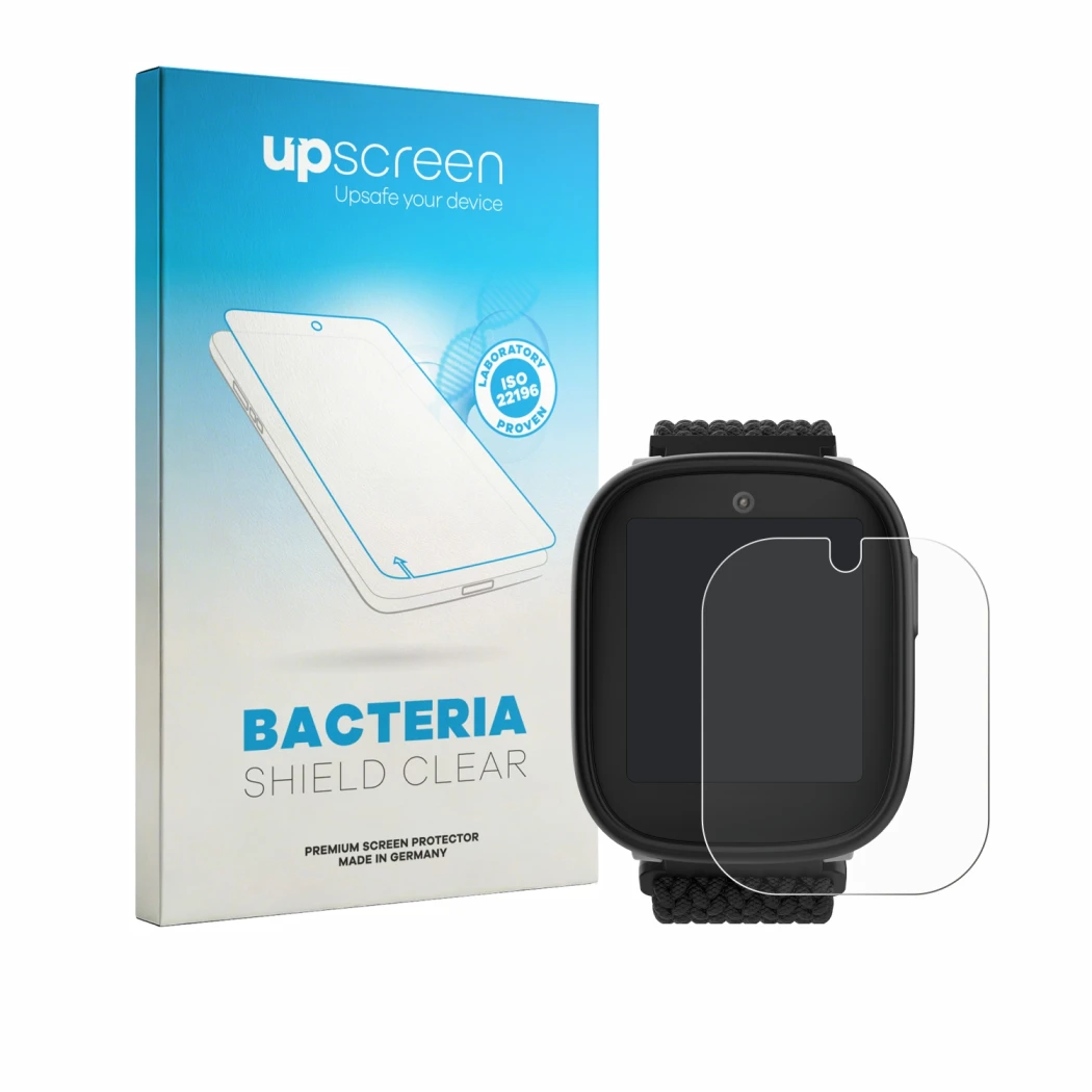Front side of a product packaging with the brand logo upscreen. Next to it is the device Xplora X6 Play eSIM (2nd generation)