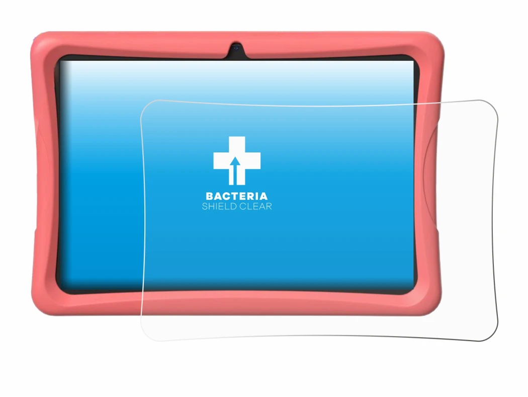 Image of the device Tabwee K10 with a wide variety of screen protectors.