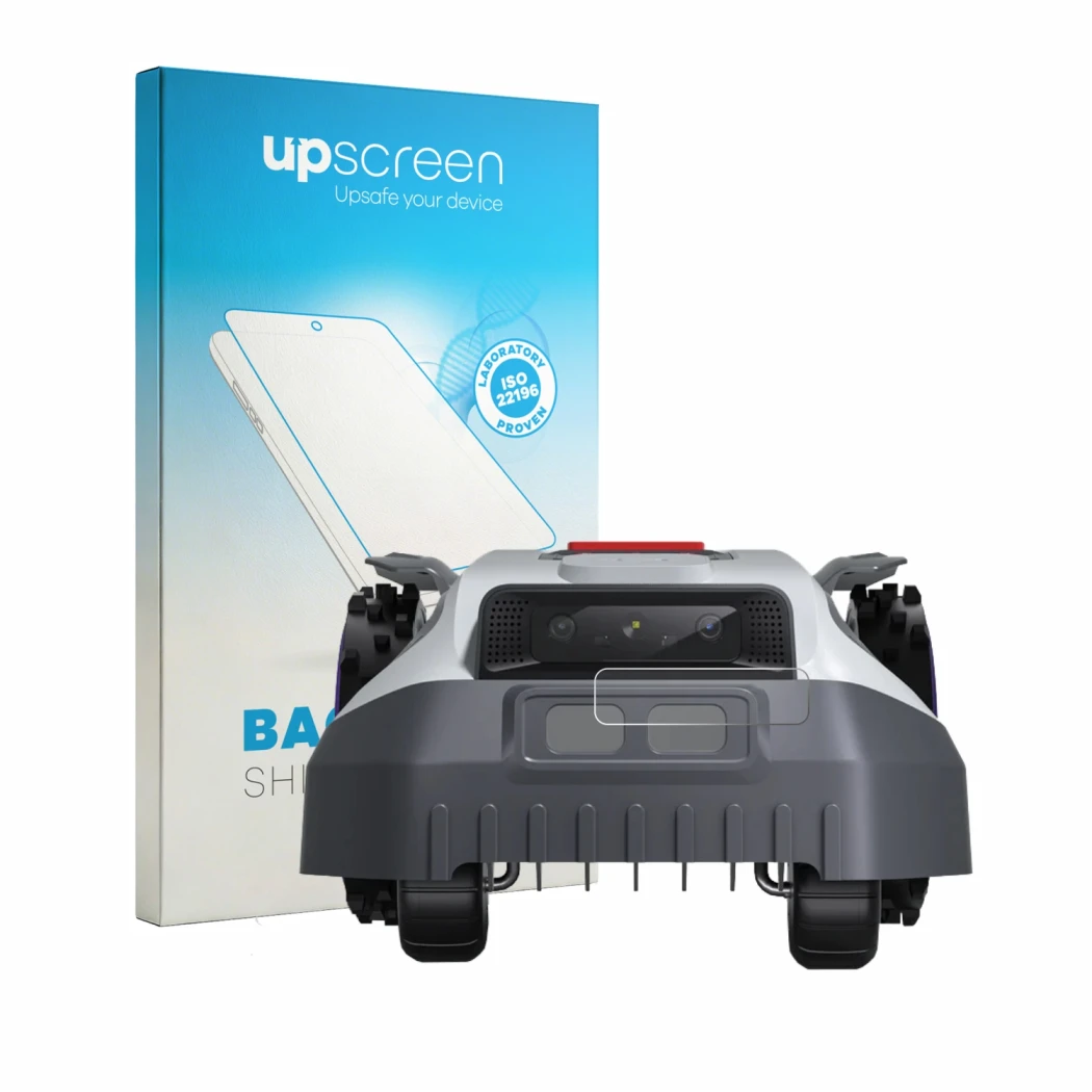 Front side of a product packaging with the brand logo upscreen. Next to it is the device Anthbot M5 (ONLY Camera Lens) shown w