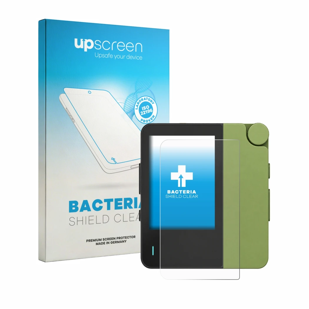 Front side of a product packaging with the brand logo upscreen. Next to it is the device Hiby W4 shown with the corresponding