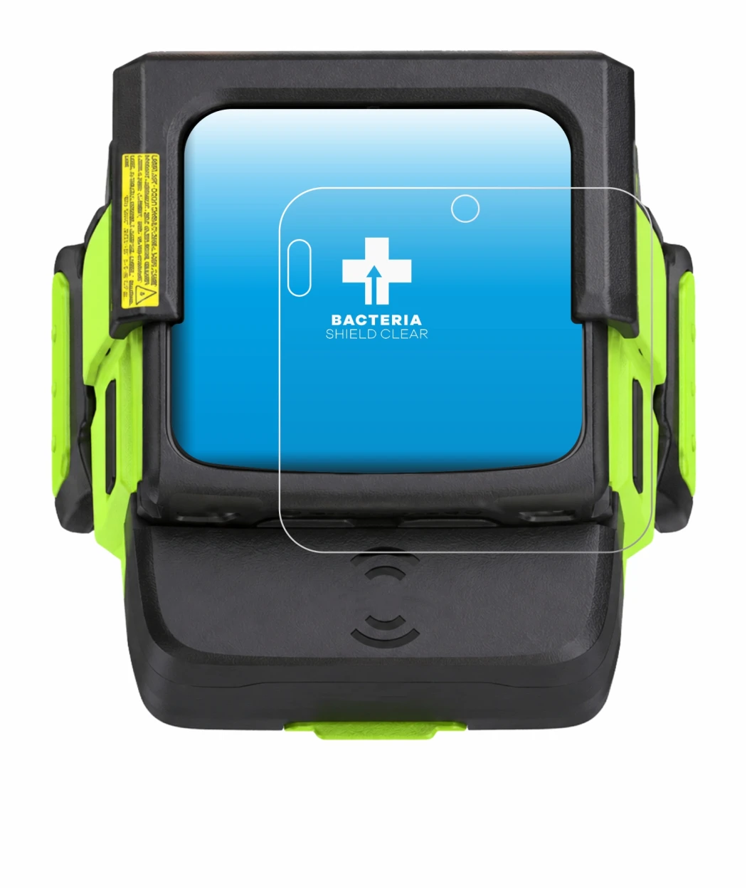 Image of the device Zebra WS501 with a wide variety of screen protectors.