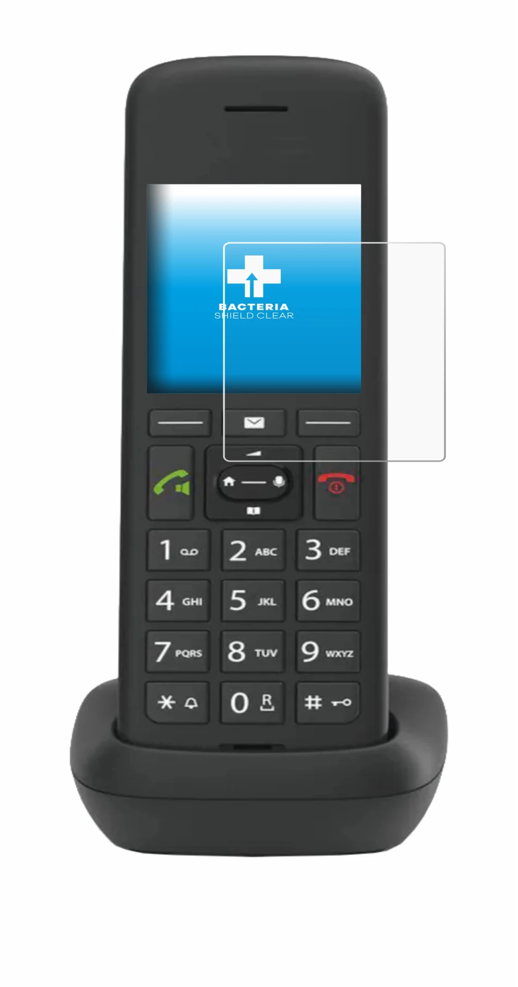 Image of the device Gigaset C575A with a wide variety of screen protectors.