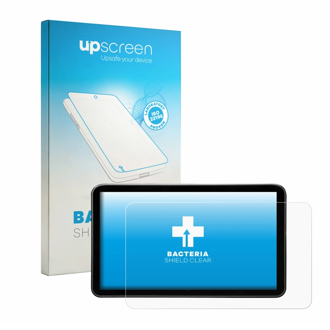 Front side of a product packaging with the brand logo upscreen. Next to it is the device Portkeys LS7P 7
