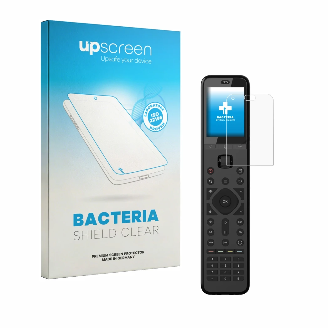 Front side of a product packaging with the brand logo upscreen. Next to it is the device Sofabaton U3 shown with the correspon