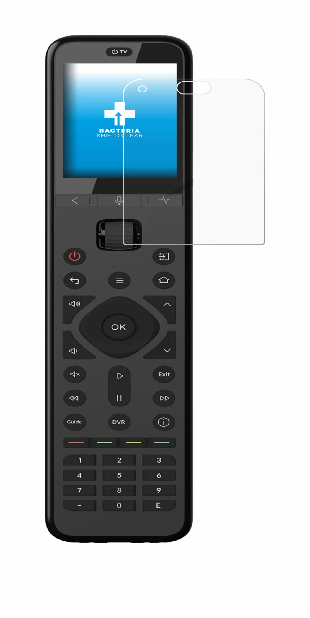 Image of the device Sofabaton U3 with a wide variety of screen protectors.
