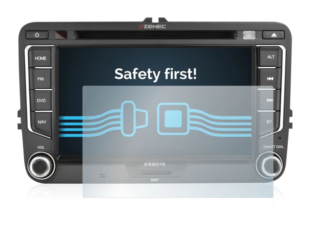 Image of the device Zenec Z-E2015 with a wide variety of screen protectors.