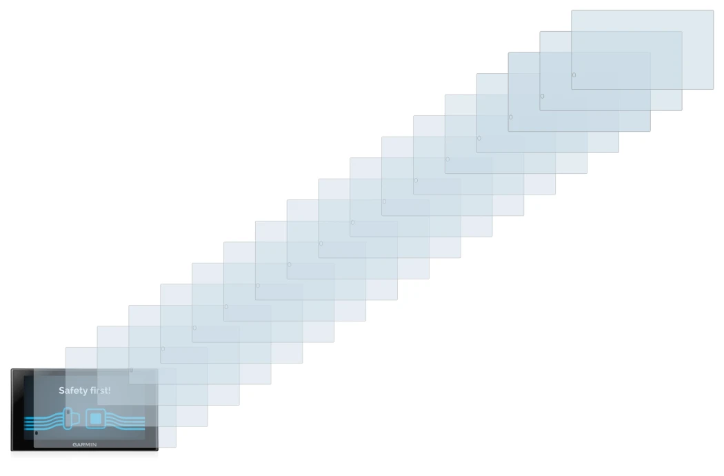 Image of the device Garmin nüvi 2599LMT-D with a wide variety of screen protectors.