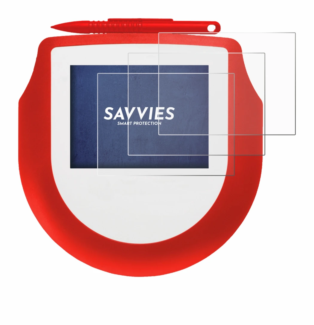 Image of the device Signotec Signature Pad Omega with a wide variety of screen protectors.