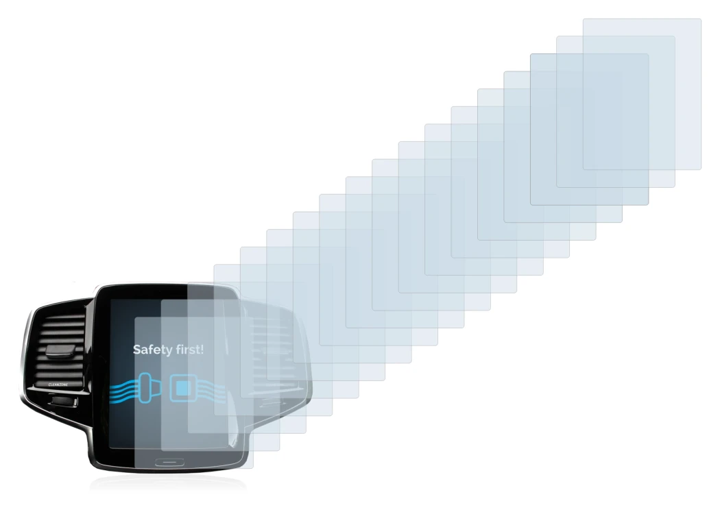 Image of the device Volvo XC90 Senus 2015-2017 with a wide variety of screen protectors.