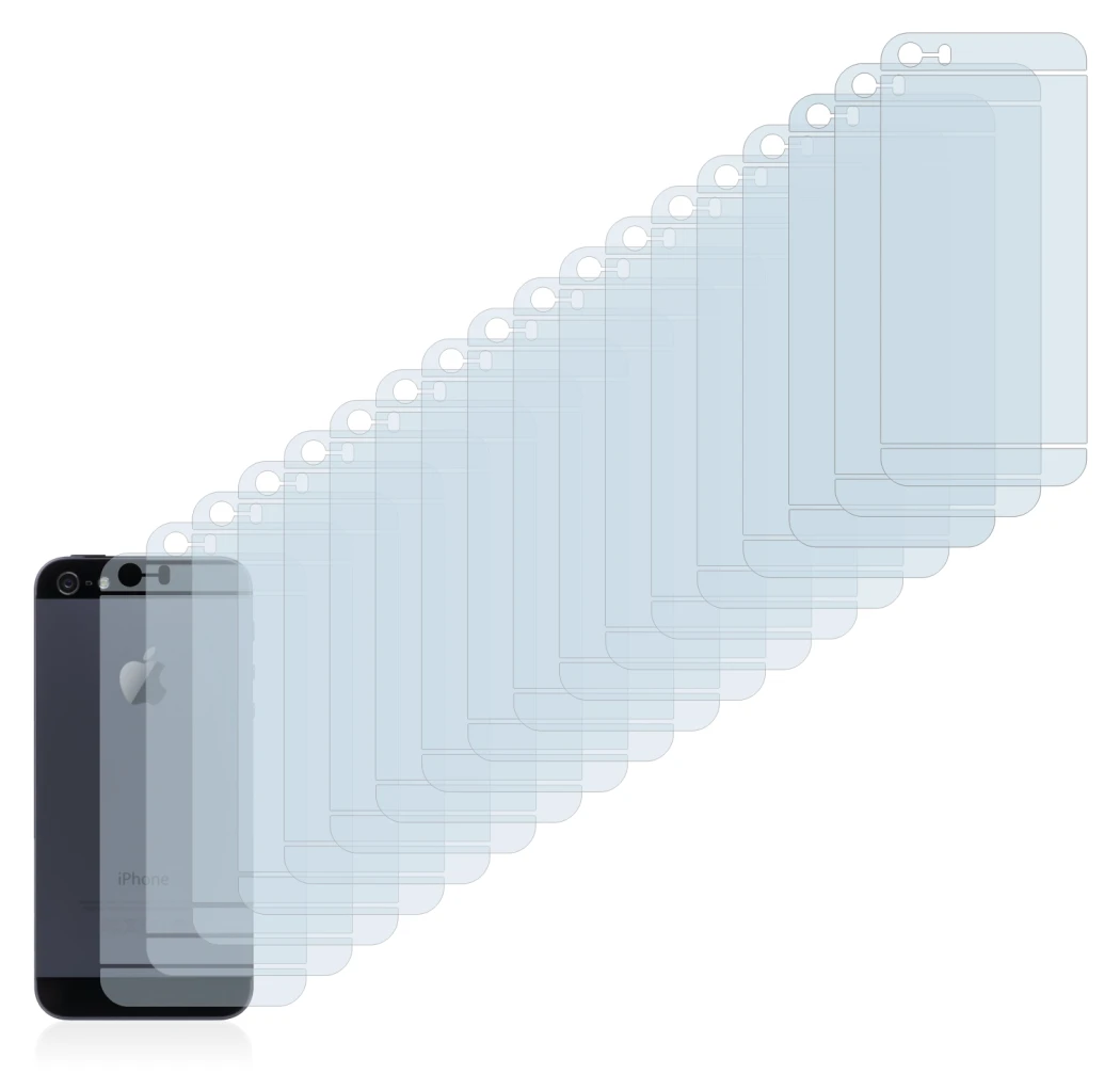 Image of the device Apple iPhone SE 2016 Back (entire surface) with a wide variety of screen protectors.