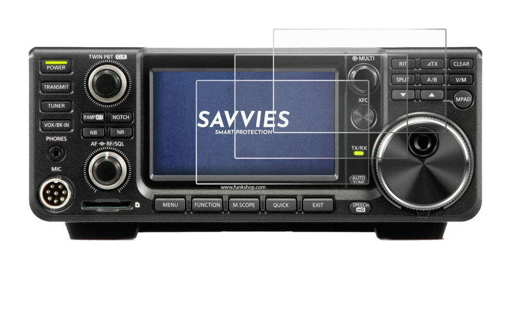 Image of the device Icom IC-7300 with a wide variety of screen protectors.