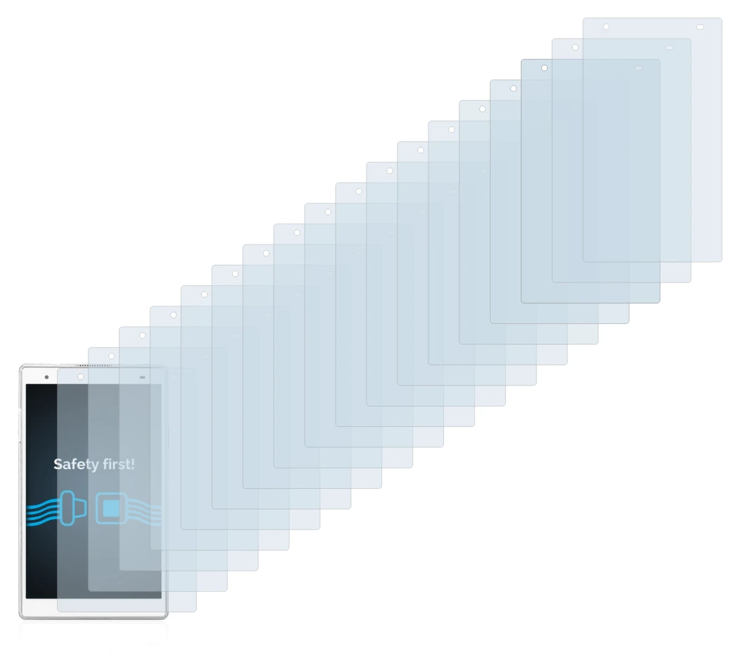 Image of the device Lenovo Tab 4 8 Plus with a wide variety of screen protectors.