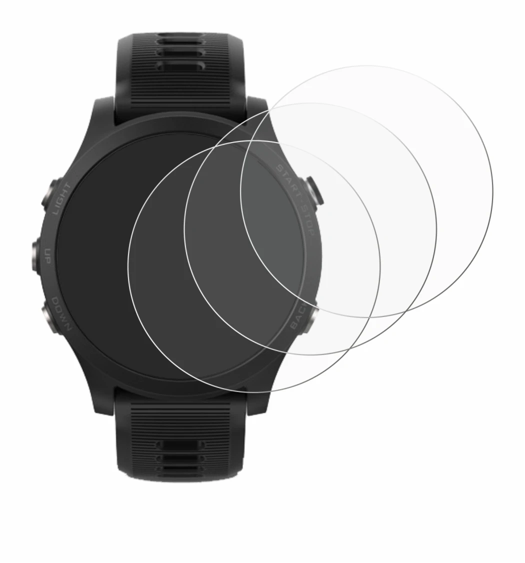 Image of the device Garmin Forerunner 935 with a wide variety of screen protectors.
