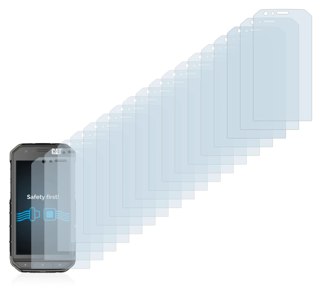 Image of the device Caterpillar Cat S31 with a wide variety of screen protectors.