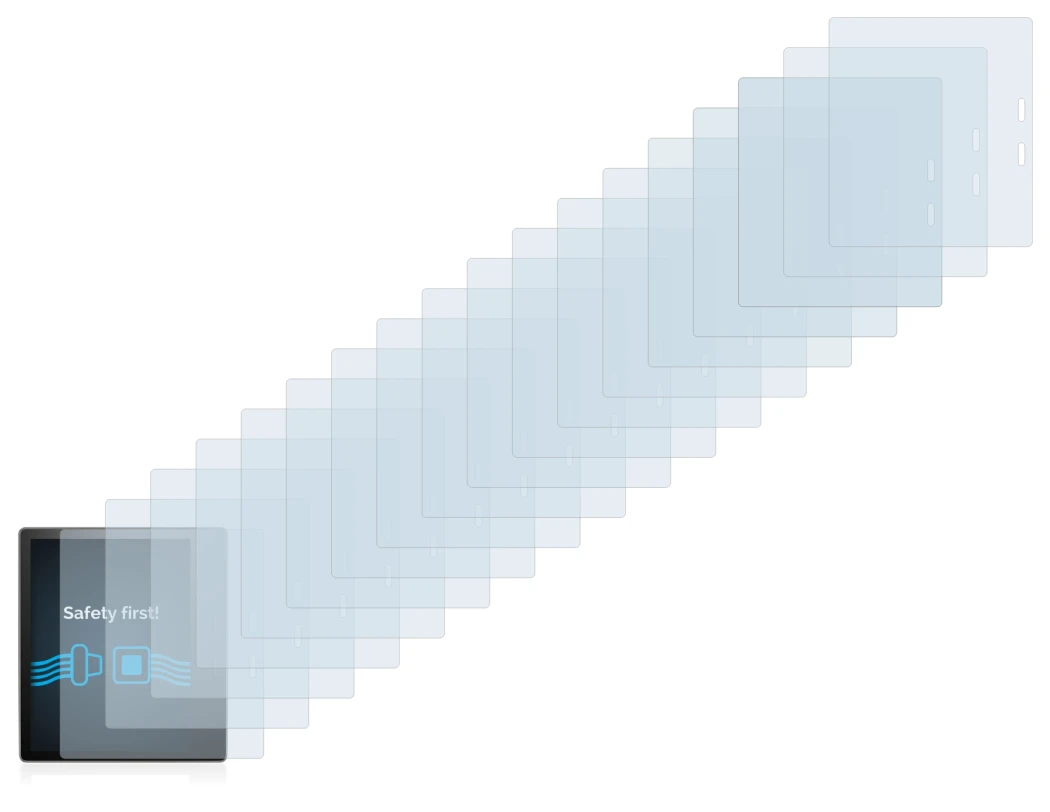 Image of the device Amazon Kindle Oasis 2017 (9th Gen.) with a wide variety of screen protectors.